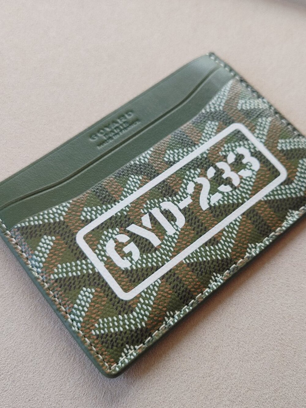 Goyard Khaki Green Saint-Sulpice Card Holder Special Edition GYD-233